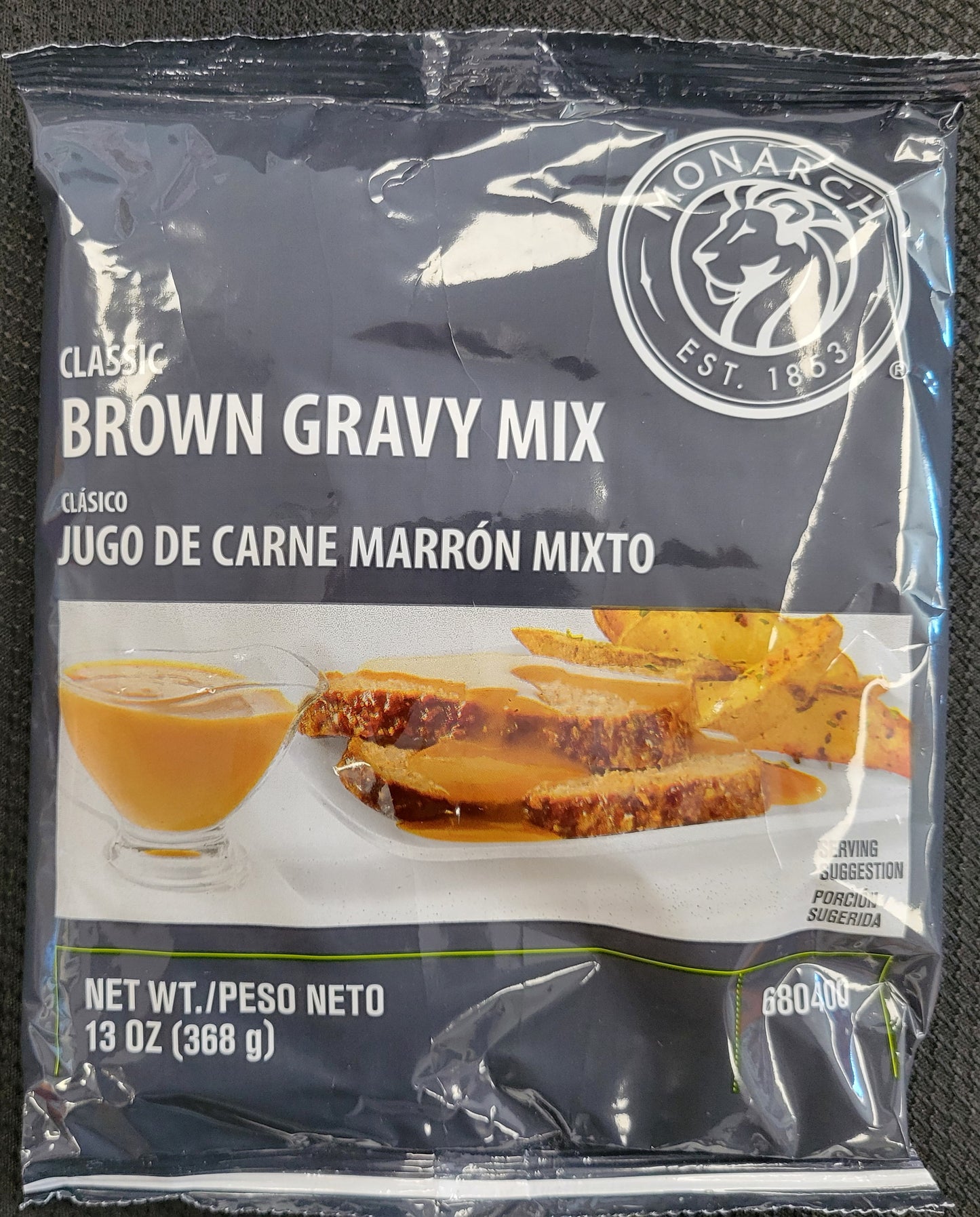 Genuine Monarch Classic Brown Gravy Mix, 13 oz Bags, Exp. 5/27