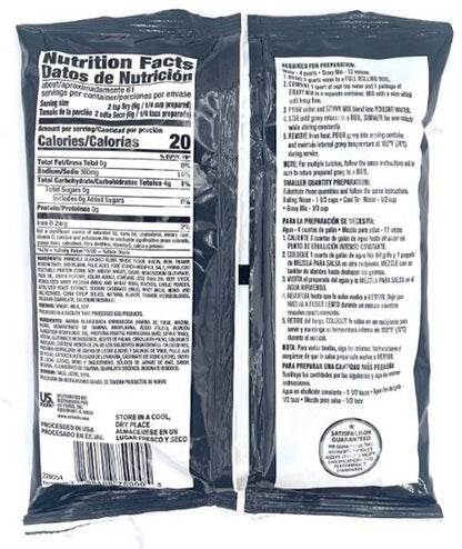 Genuine Monarch Classic Brown Gravy Mix, 13 oz Bags, Exp. 5/27