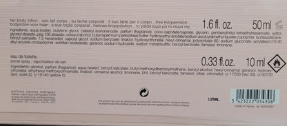 Narciso Rodriguez for Her Body Lotion & EDT Purse Spray Gift Box