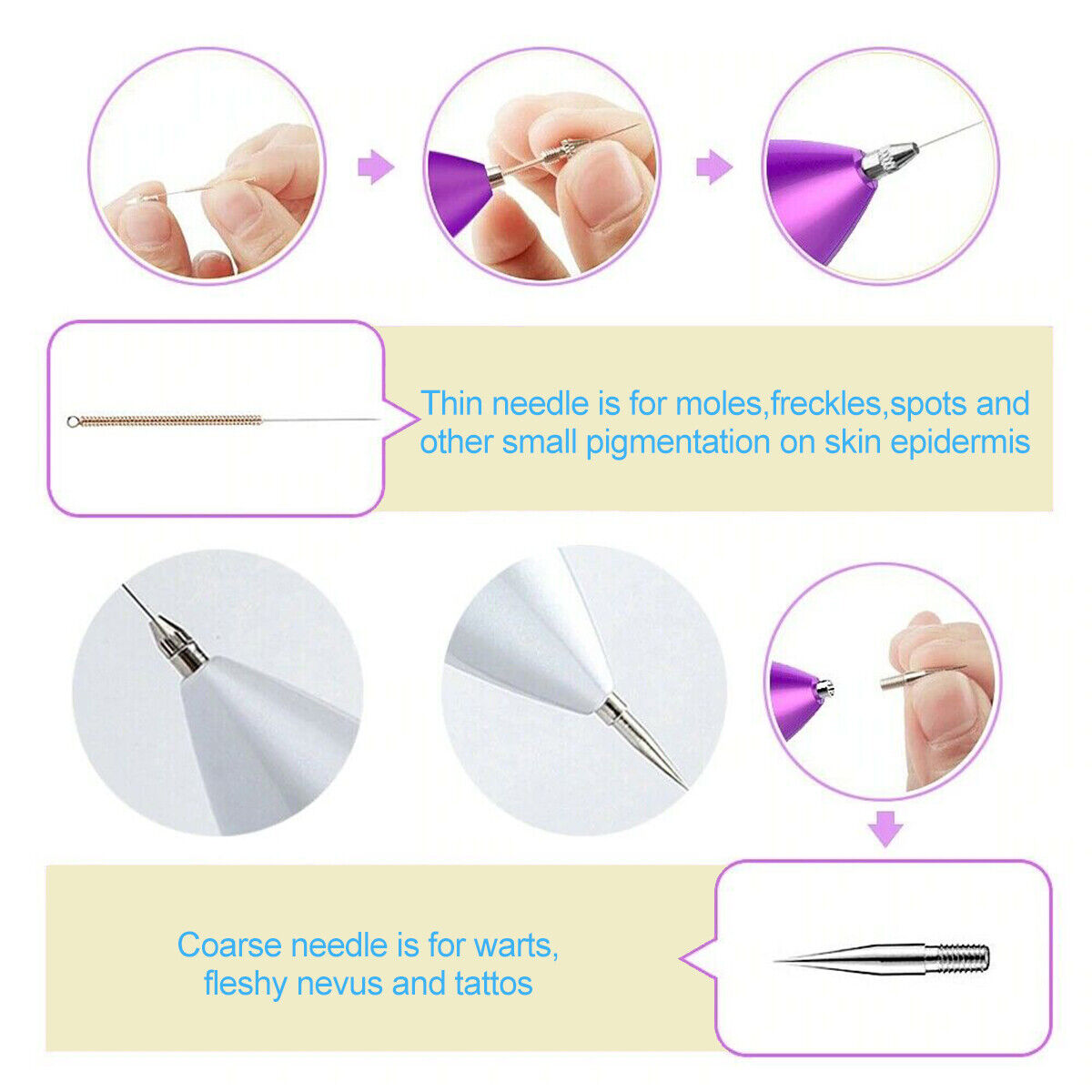 Anti Aging Laser Plasma Pen, 6 Speed Nevus- Mole, Spot, Wart, Tag, Tatoo Removal - New!