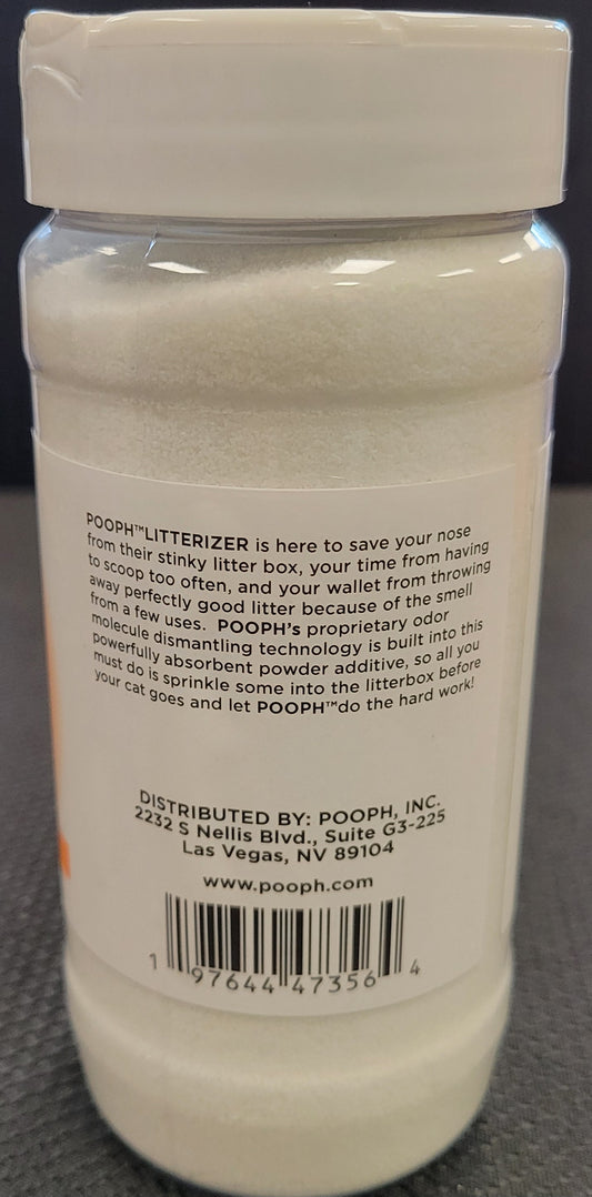 Pooph Cat Litterizer, 12oz Multi-Cat Formula - Litter Box Fresh