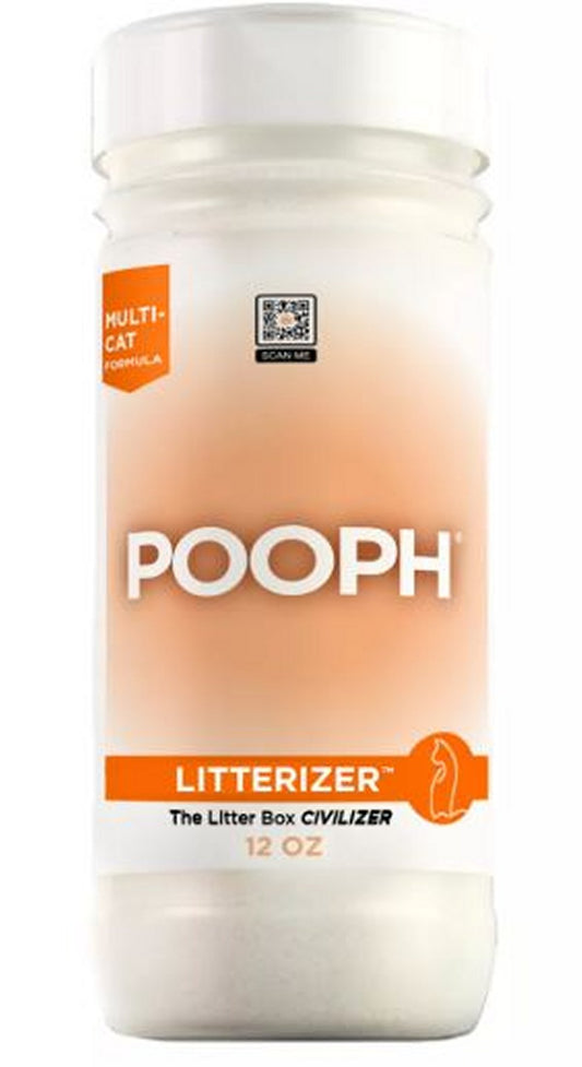 Pooph Cat Litterizer, 12oz Multi-Cat Formula - Litter Box Fresh