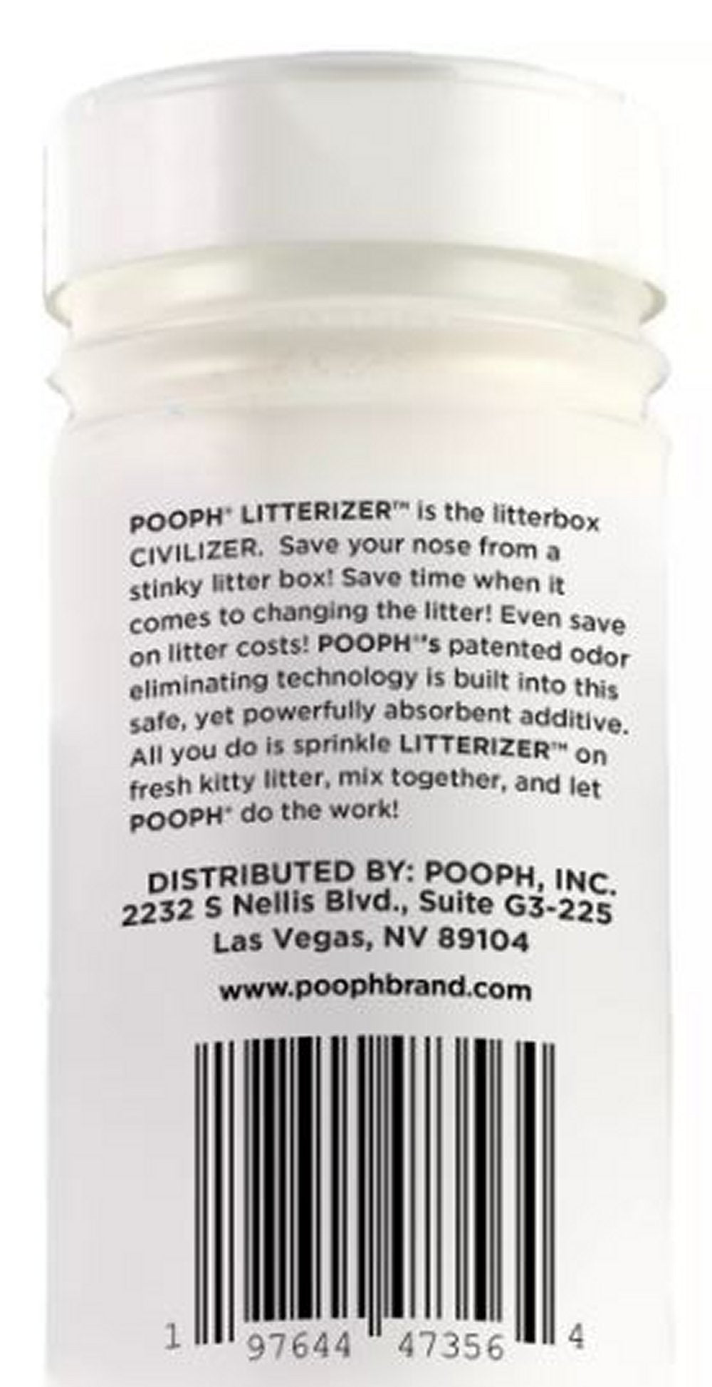 Pooph Cat Litterizer, 12oz Multi-Cat Formula - Litter Box Fresh