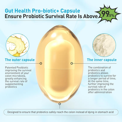 ProLifebiotics 3-in-1 Probiotics for Gut and Digestive Health, 30 Caps, Exp 4/26