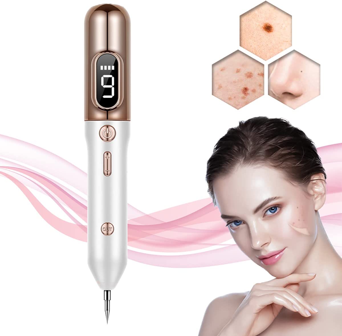 Anti Aging Laser Plasma Pen, 9 Speed - Mole, Spot, Wart, Tag, Tatoo Removal - New!