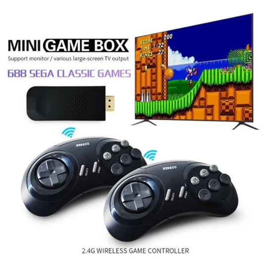 Sega Genesis Game System with 688 Classic Built in Games - New!