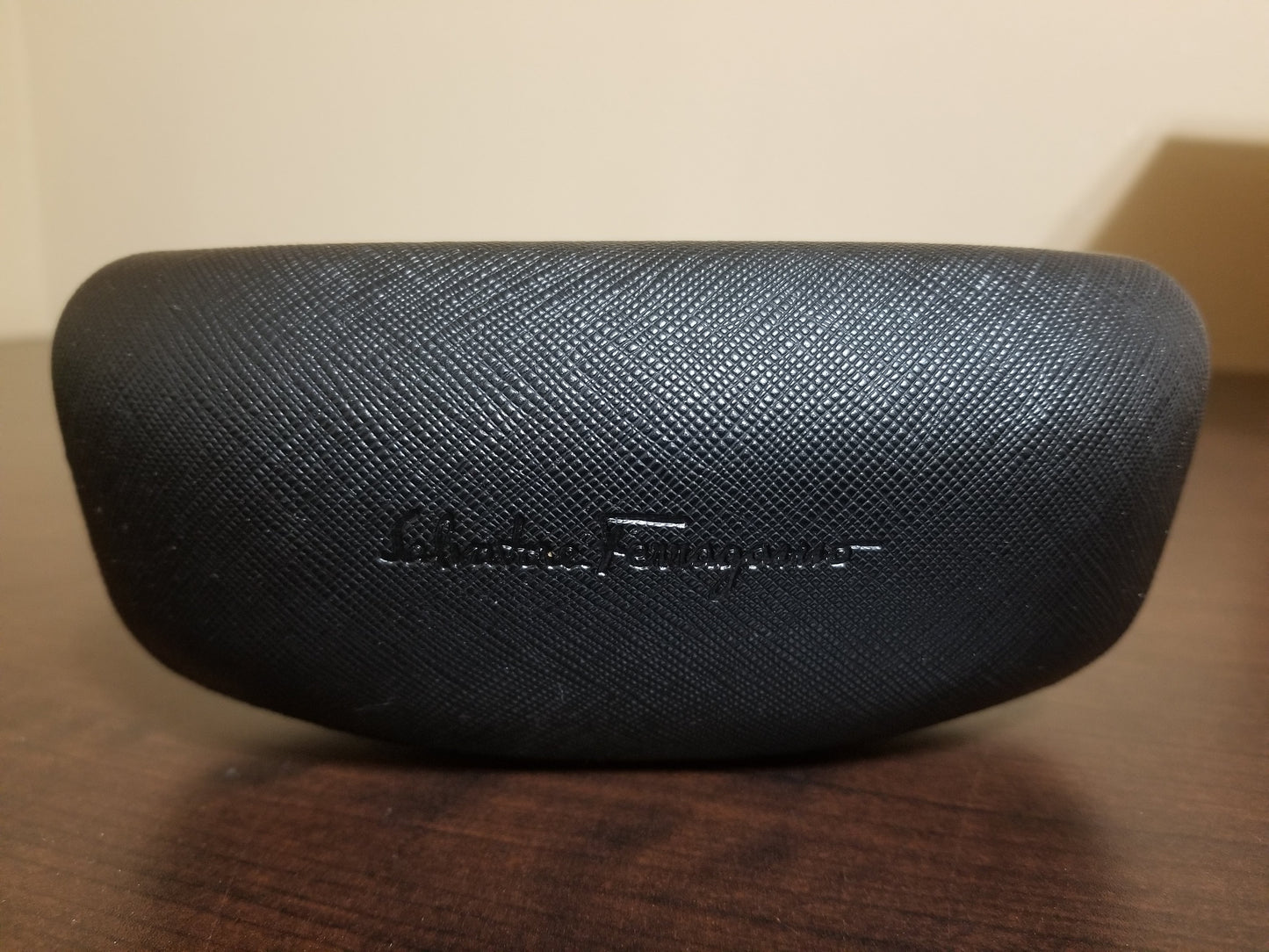 Salvatore Ferragamo Sunglass / Eyewear Case (Black) w/ Cloth - New