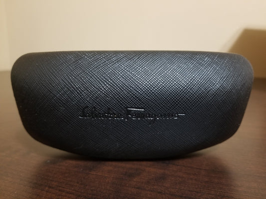 Salvatore Ferragamo Sunglass / Eyewear Case (Black) w/ Cloth - New
