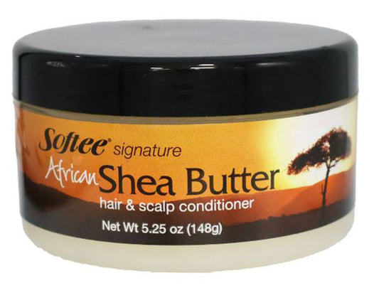 Softee SIGNATURE African Shea Butter Hair & Scalp Conditioner, 5.25 oz.