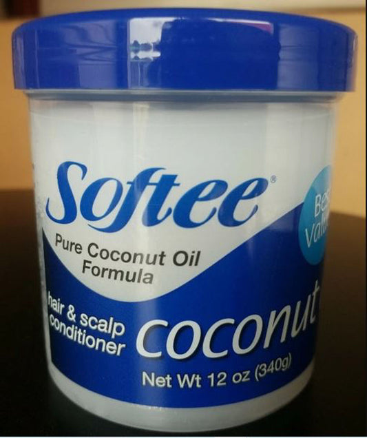 Softee Pure Coconut Oil Hair & Scalp Conditioner - 12 oz