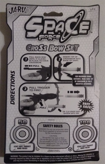 Space Force Cross Bow Set / JA-RU / Includes 2 Darts - Brand NEW