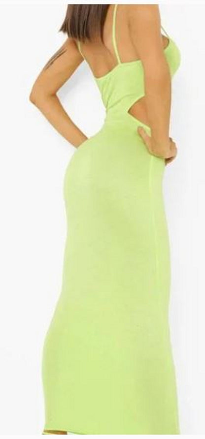 Naked Wardrob Sultry Dress, Sheath Midi Strap (NW-D0043) - New w/Tag