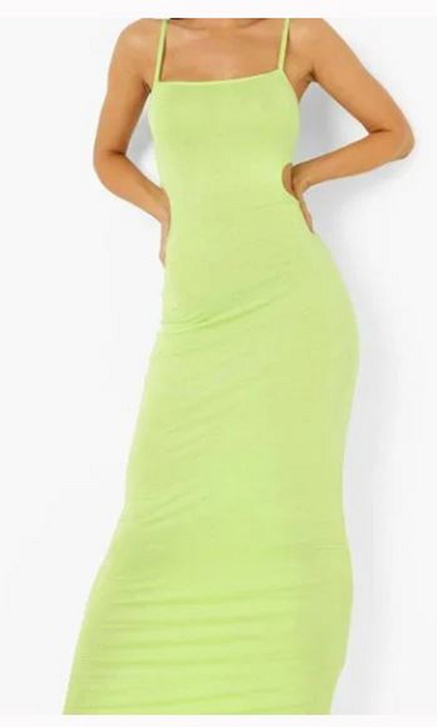 Naked Wardrob Sultry Dress, Sheath Midi Strap (NW-D0043) - New w/Tag