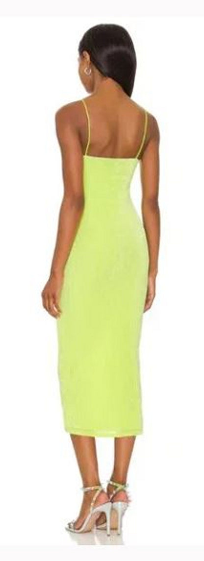 Naked Wardrob Sultry Dress, Sheath Midi Strap (NW-D0043) - New w/Tag