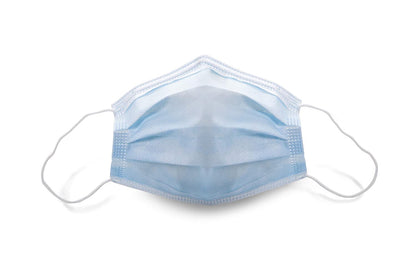 TIDI Shield Fluid-Resistant Procedural Facemask - Blue, Level 2, (50 Ct. Box)