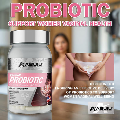 Abuiu Vaginal Probiotic for Women PH Balance (2 packs for a total of 120 Caps - New, Sealed)