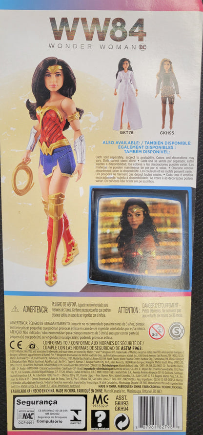 WW84 - Wonder Woman (Mattel), 12" Action Figure w/ Accessories