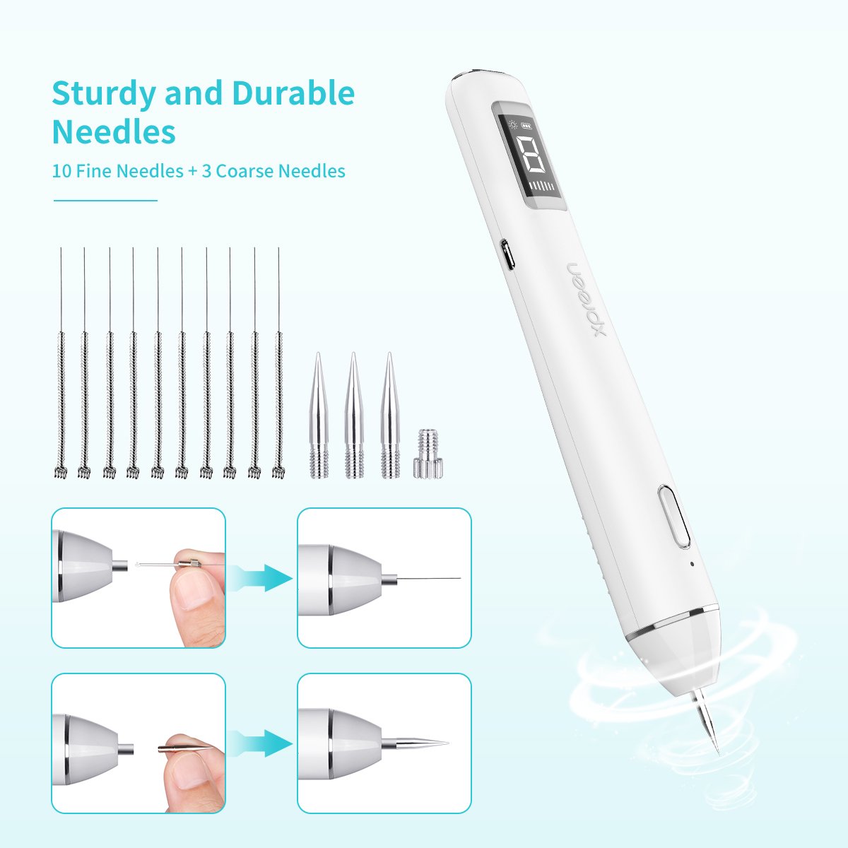 Anti Aging Laser Plasma Pen, 6 Speed - Mole, Spot, Wart, Tag, Tatoo Removal - New!