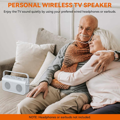 Ansten Wireless TV Speaker B007, 2.4G Wireless, w/ SOS Switch, New, Free Ship!