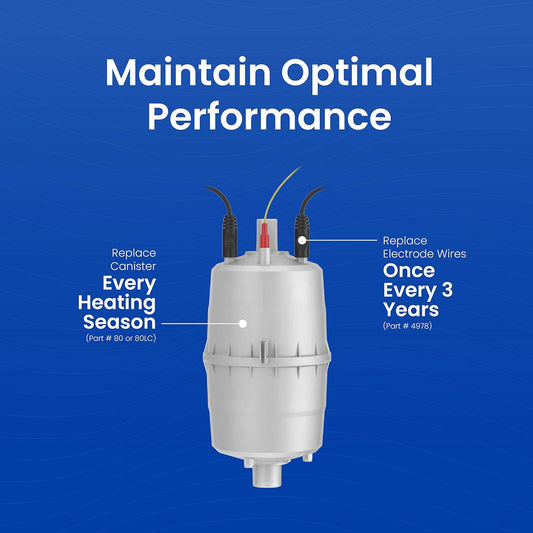 Aprilaire 80 Replacement Humidifier Steam Canister Maintenance Kit, 800 Series