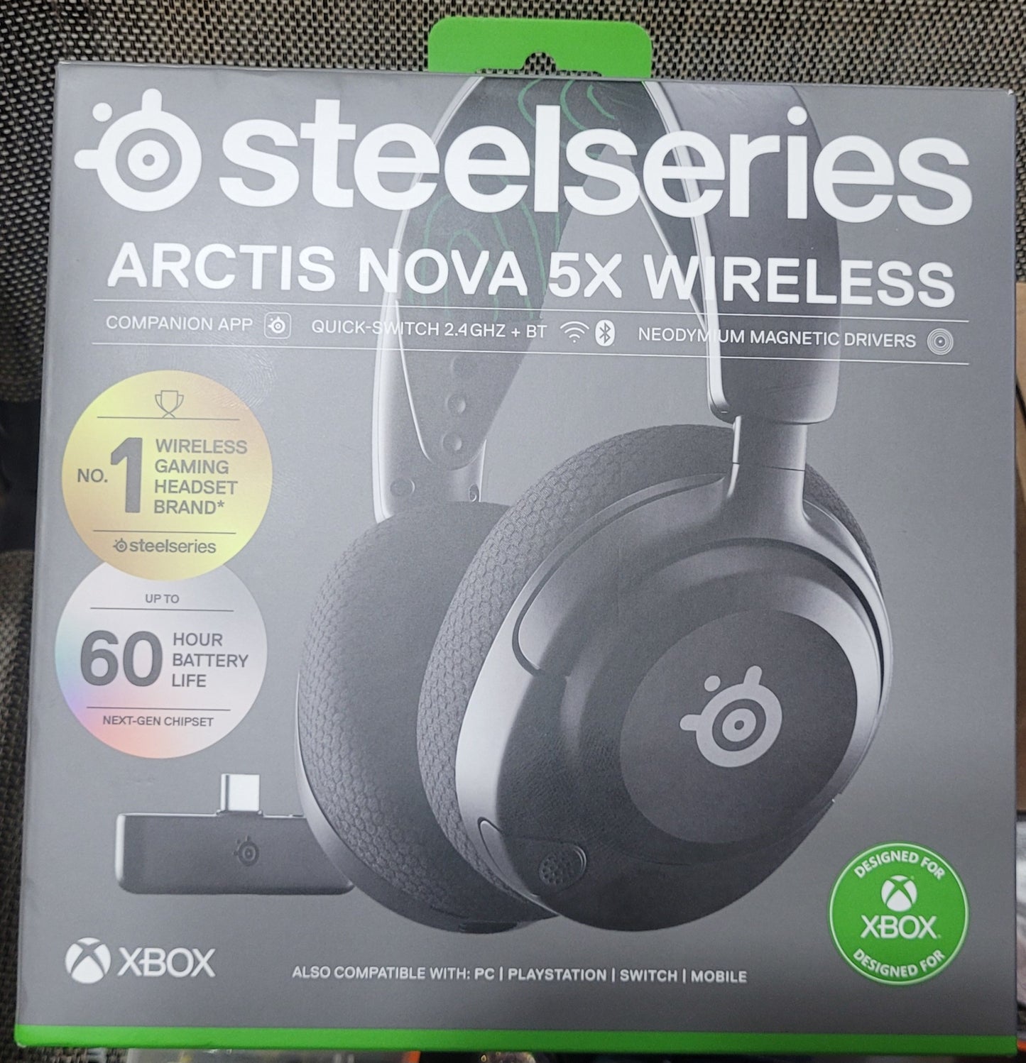 SteelSeries - Arctis Nova 5X Wireless Multi-system Gaming Headset / Xbox, NEW!