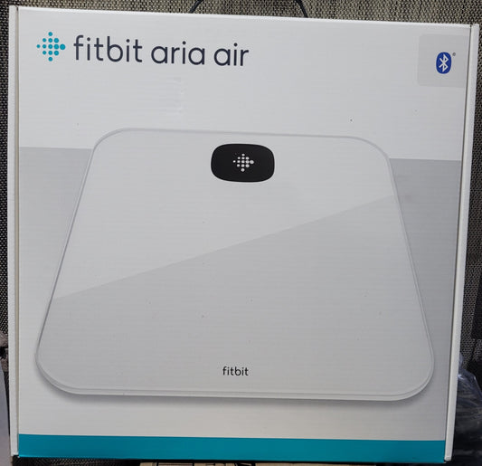 Fitbit Aria Air Bluetooth Digital Body Weight and BMI Smart Scale, White, New!