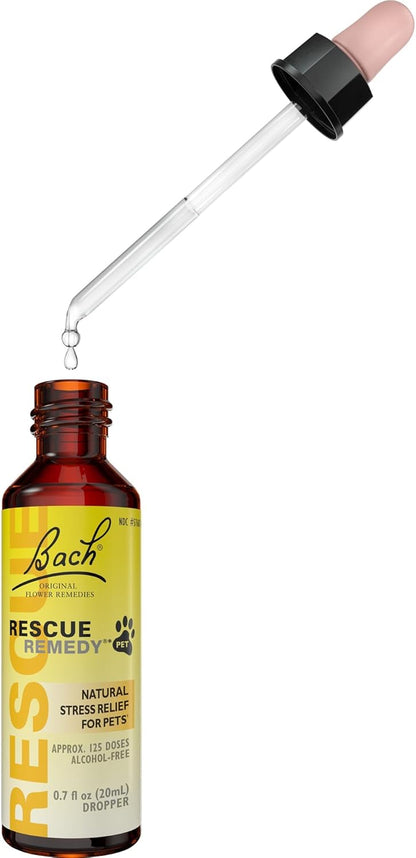 Bach Rescue Remedy Stress Relief, for (Dogs & Cats, Other) 0.7 oz, Exp. 10/27