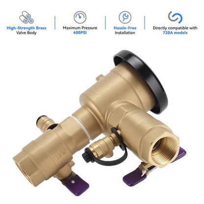 Solimeta 1" Pressure Vacuum Breaker Assembly for Irrigation & Plumbing - New!