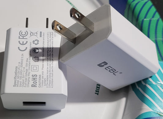 BEBL 5V / 2A USB Port Wall Charger (3 Pack) for iPhone, Android, & Accessories