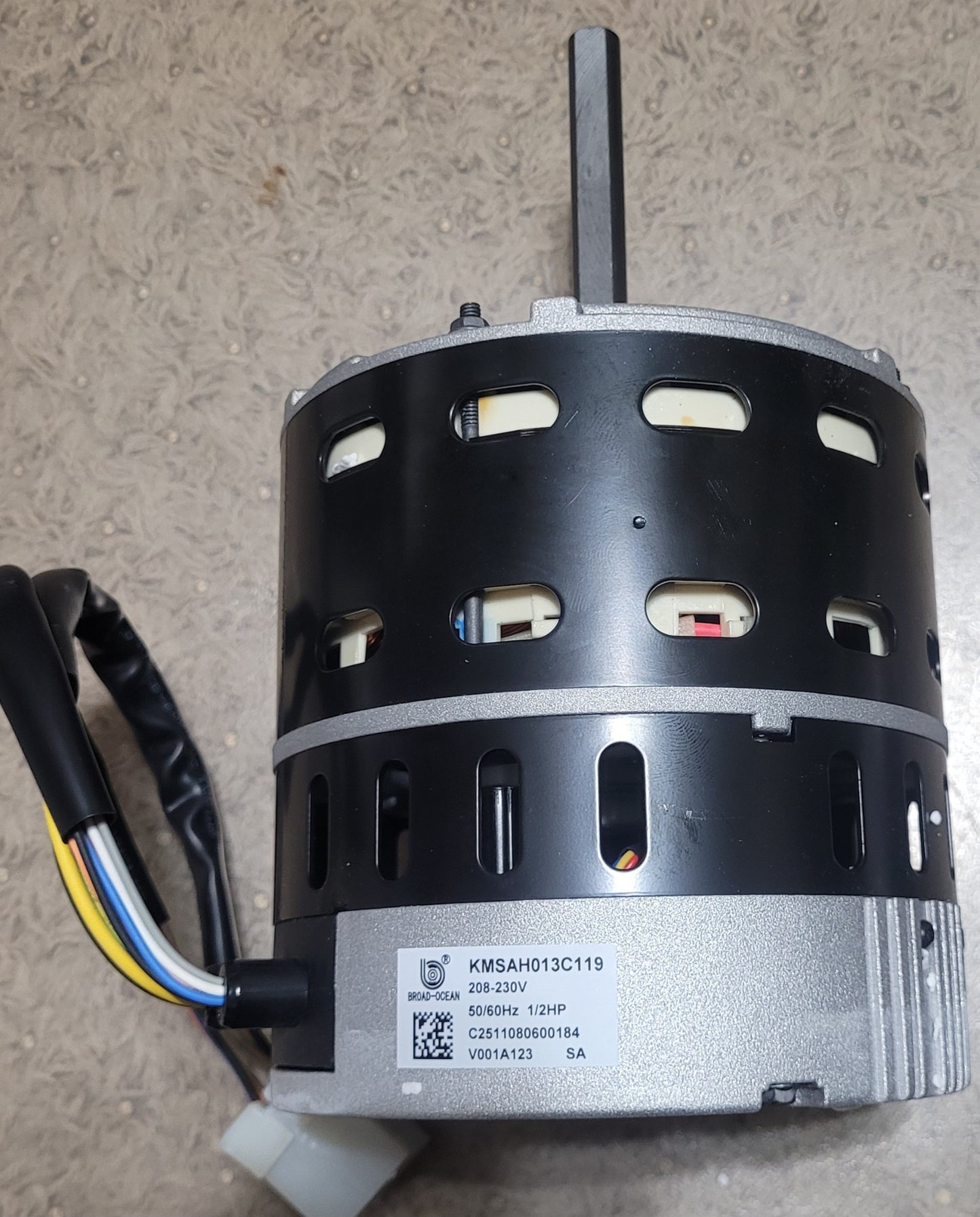 BROAD-OCEAN Blower Motor 1/2HP 208-230V 3.8A (KMSAH013C119) - Brand New!