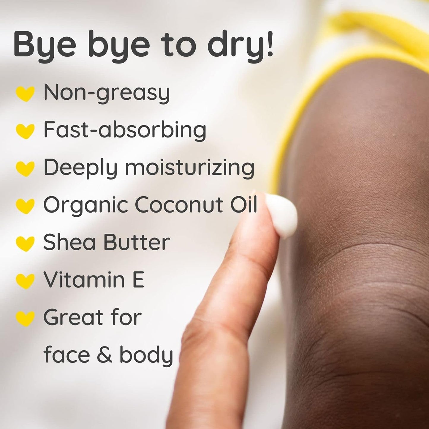 Bubbsi Whipped Coconut Oil Body Cream & Baby Eczema Lotion, 8 oz Bottle, New!