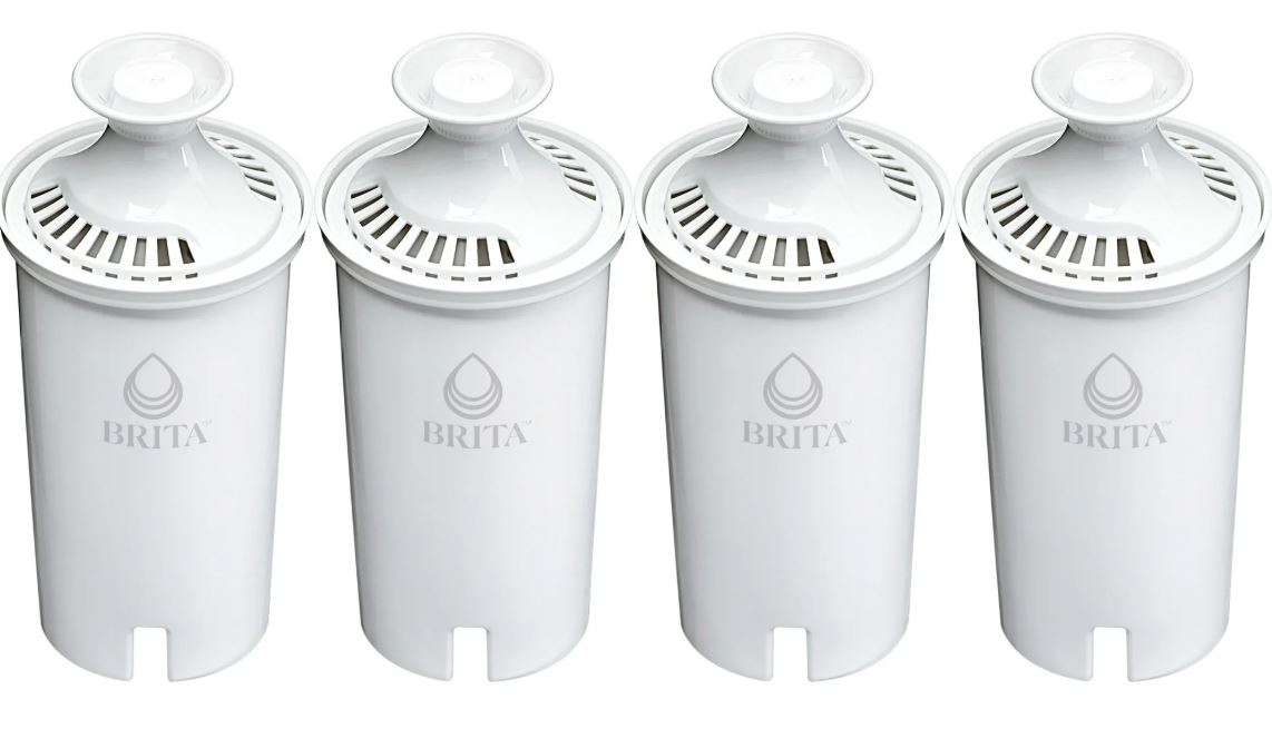 Brita Plus Water Filter OB08, 4 pack, Reduces 2x Contaminants, BPA-Free, New!