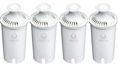 Brita Plus Water Filter OB08, 4 pack, Reduces 2x Contaminants, BPA-Free, New!
