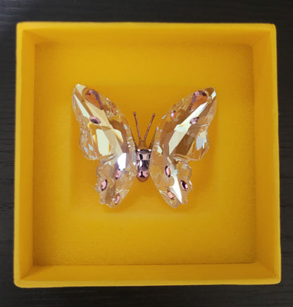 SWAROVSKI 100% Authentic Crystal Idyllia Pink Butterfly 5691959, Brand New!