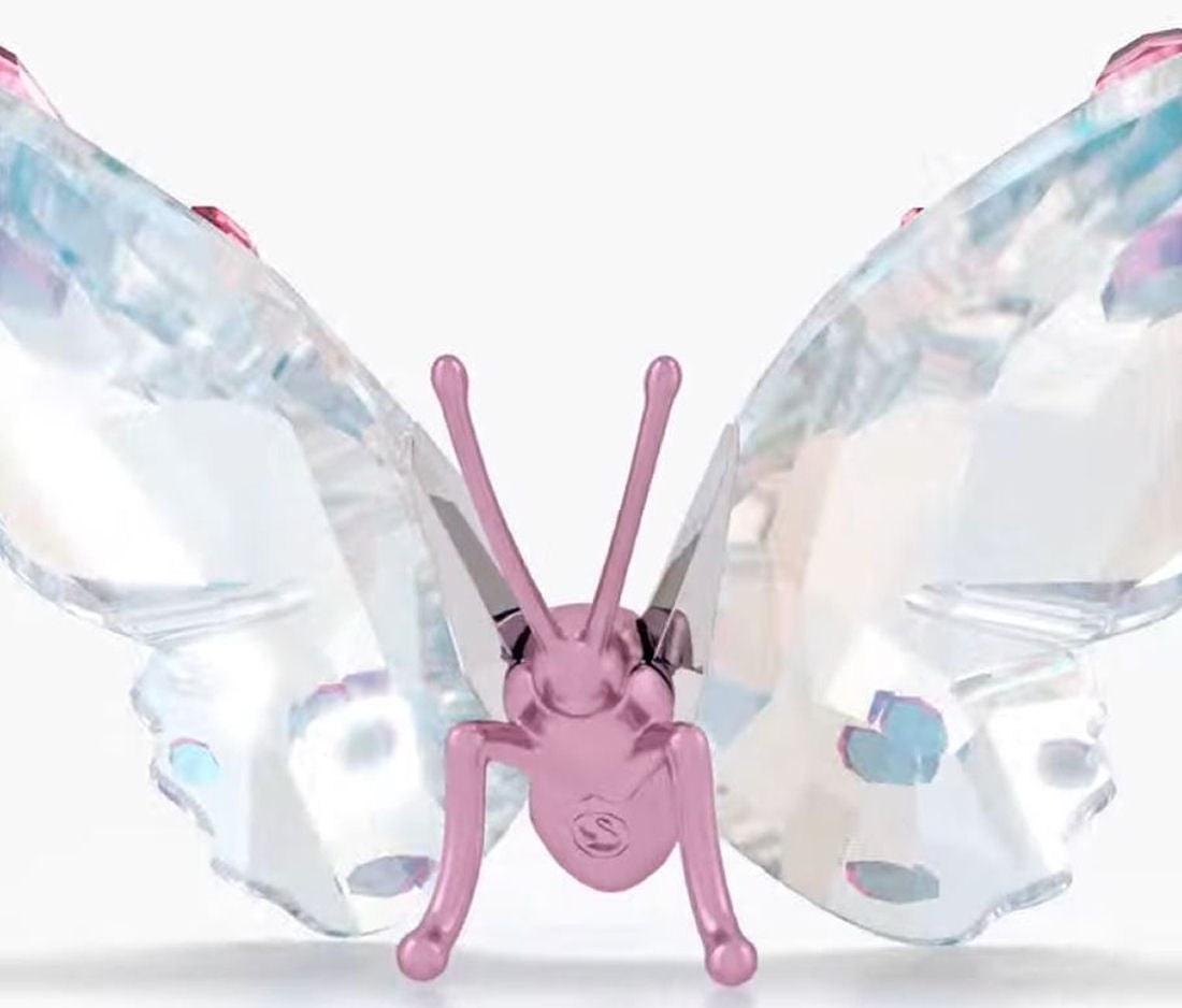 SWAROVSKI 100% Authentic Crystal Idyllia Pink Butterfly 5691959, Brand New!