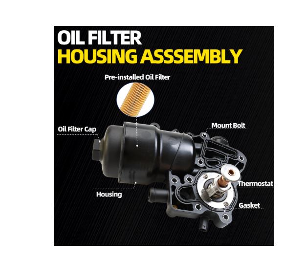 MILIPARTS Aluminum Oil Filter Housing for Audi A6 A7 A8 Q5 Q7 2013-2016 - NEW!