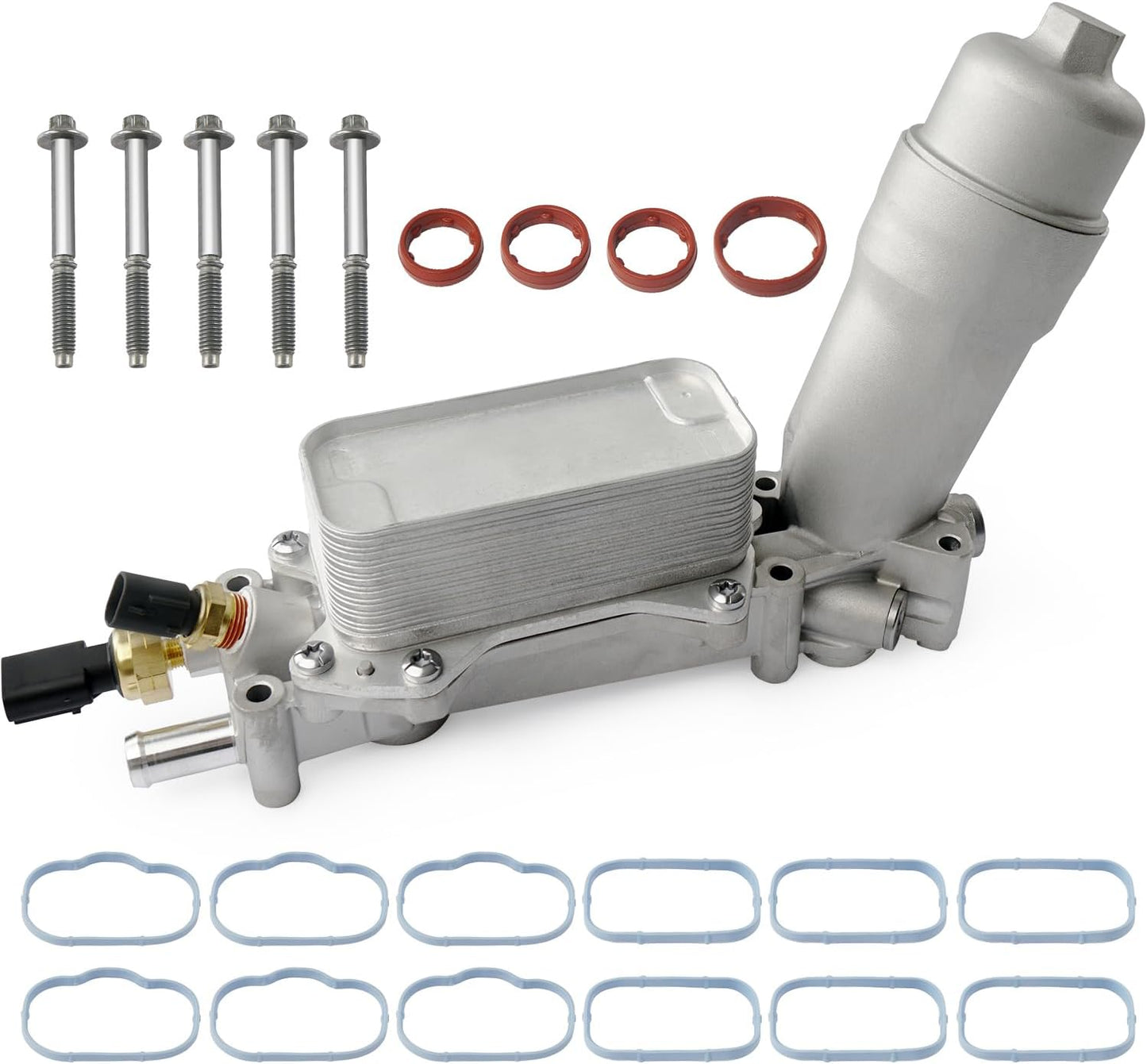 926-959 Aluminum Engine Oil Cooler Filter Housing Assembly for 3.6L Pentastar