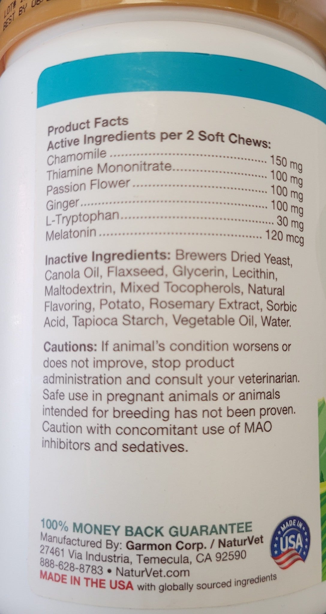 NaturVet Quiet Moments Calming Aid for Dog (2 Pack, 360 Soft Chews), Exp. 6/27