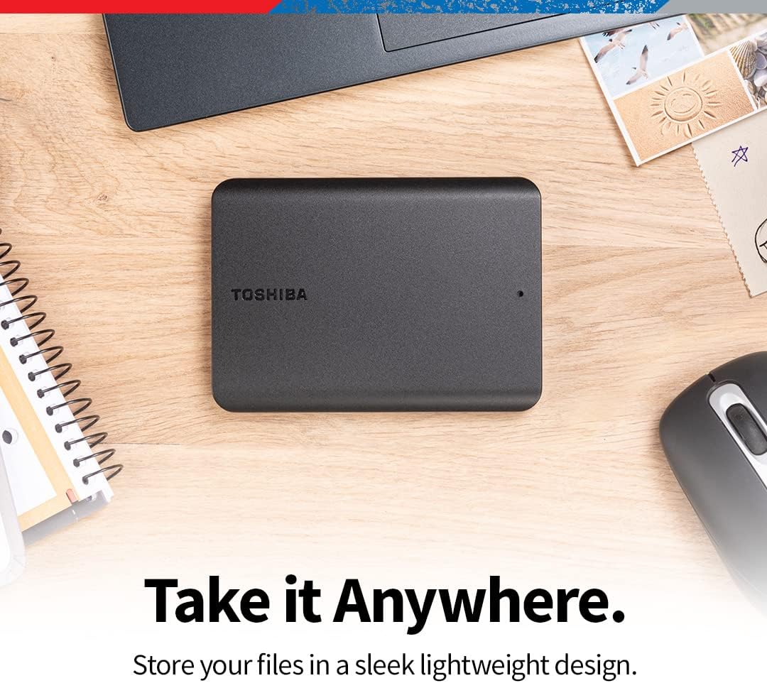 Toshiba Canvio Ready 1 TB Portable External HD (HDTP310XK3AA), USB 3.0, New!