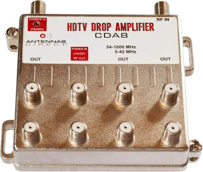Antennas Direct 8 Port HDTV Distribution Amplifier CDA8, New (OB) - Free Ship!