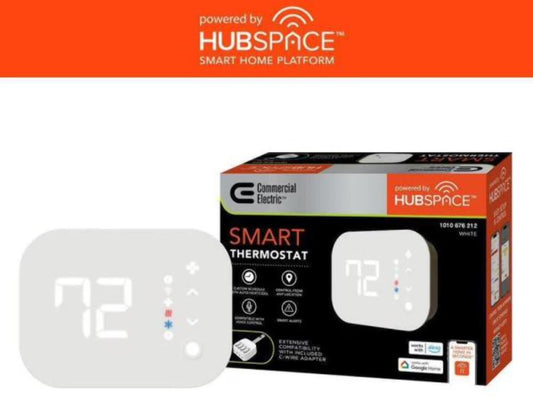 Commercial Electric Wi-Fi and Bluetooth Enabled Smart Programmable Thermostat