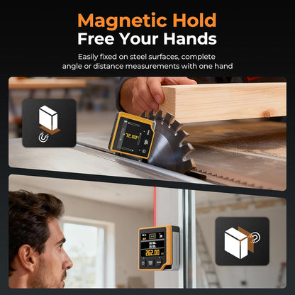 Cigman CD-80 Laser Measuring Tool, 262ft Distance + Angle Measurements, New!