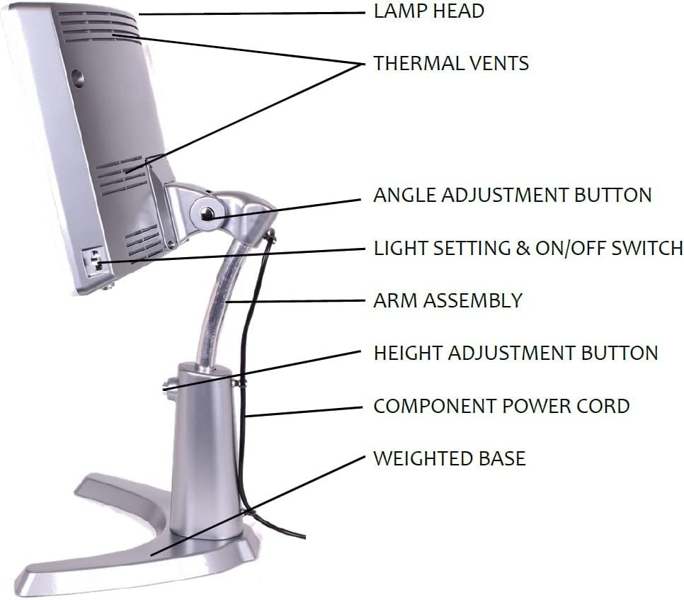 Carex Day Light Classic Plus Bright Light Therapy Lamp, 10,000 Lux Light Therapy