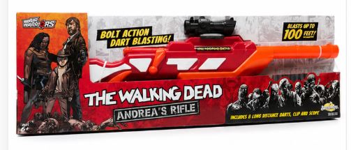 The Walking Dead Andrea's Rifle Dart Gun by Buzz Bee Toys 2017 Edition