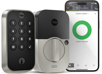 Yale Assure Lock 2 Wi-Fi Keypad Smart Lock YRD410 Satin Nickel, Keyless, New!