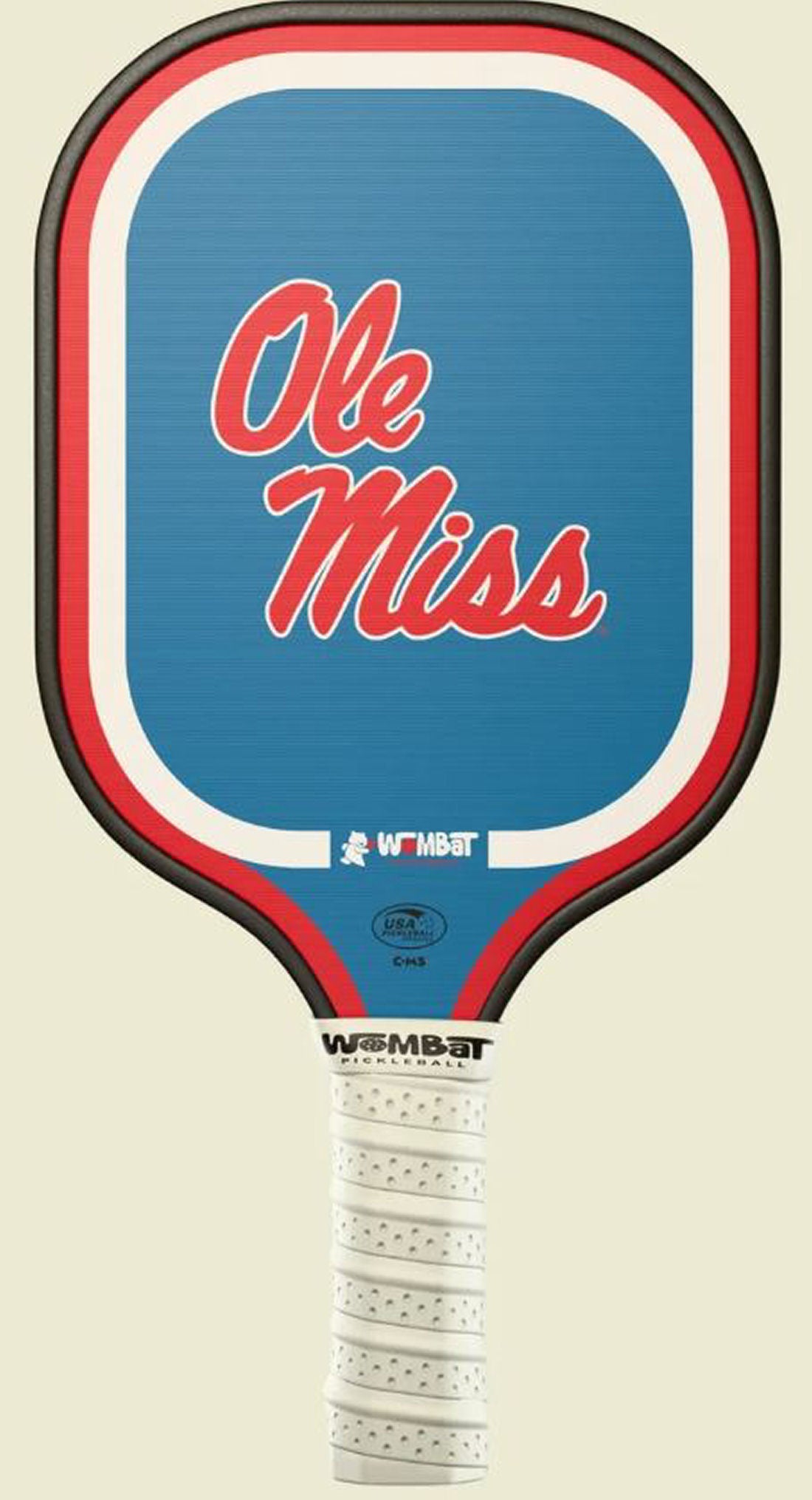 Wombat Pickleball Paddle / Racquet, Pick Your College Team, USAPA Approved, New!