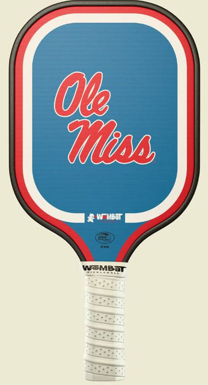 Wombat Pickleball Paddle / Racquet, Pick Your College Team, USAPA Approved, New!