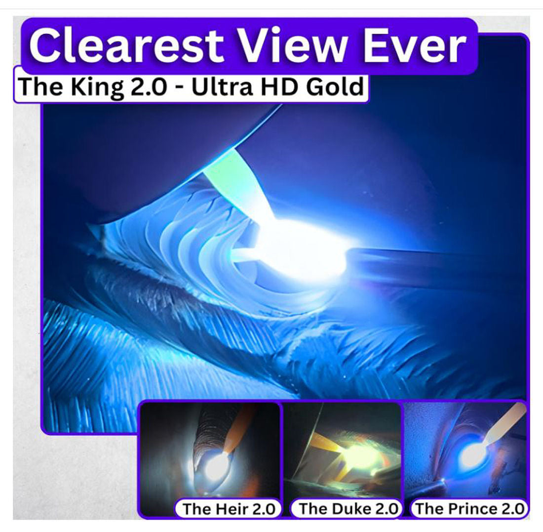 King 2.0 | Shade 12 Gold Auto Darkening Welding Lens | 20A TIG Rated - NEW!