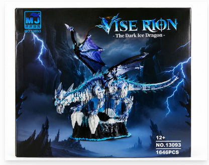 Remocguys Ice Dragon Building Set Compatible with Lego, 1646 PCS For Adults - NEW!