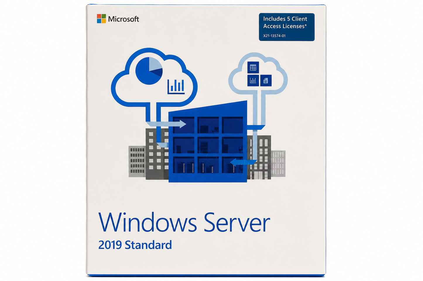 Microsoft Windows Server 2019 Standard Edition with 5 CLT- NEW!